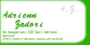 adrienn zadori business card